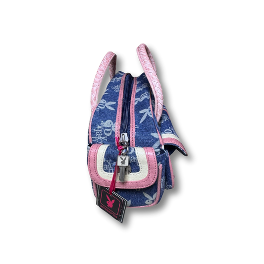 Denim HandBag - Playboy